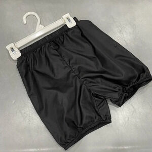 Clementine Rip Stop Trash Bag Shorts Kids 6X-7 Black for Dance